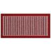 Tappeto Passatoia Cucina Corsia Retro Antiscivolo Disegno Shangai By Suardi 55x140 Rosso - Foto miniatura 1