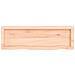 Ripiano a Parete 100x30x (2-4) cm Massello Rovere Non Trattato - Foto miniatura 3