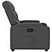 Poltrona Reclinabile In Tessuto Grigio Scuro - Foto miniatura 5