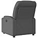 Poltrona Reclinabile In Tessuto Grigio Scuro - Foto miniatura 6
