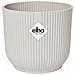 Vaso Bianco Ø 35 Cm Plastica Rotondo Moderno - Foto miniatura 3