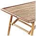 Tavolo Da Pranzo Da Giardino Molise 120 Cm 69 Cm Legno Di Bambù Marrone Chiaro - Foto miniatura 2