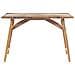 Tavolo Da Pranzo Da Giardino Molise 120 Cm 69 Cm Legno Di Bambù Marrone Chiaro - Foto miniatura 6