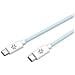 USBCUSBCCOTTLB cavo USB 1,5 m USB C Blu, Bianco - Foto miniatura 2
