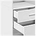 Credenza Bianca 30x42,5x124 Cm In Legno Multistrato - Foto miniatura 4