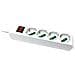Multipresa Elettrica 4 Posti Ciabatta Scarpetta Multi Presa Spina Bipasso - Foto miniatura 2