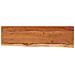 Mensola A Muro 60x20x2,5cm Rettangolare Legno Acacia Bordi Vivi - Foto miniatura 2
