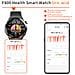 Smartwatch Con Ecg, Analisi Della Composizione Corporea, Analisi Della Composizione Del Sangue (acido Urico, Lipidi Nel Sangue) Black Silicone Strap - Foto miniatura 4