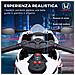 Moto Elettrica per Bambini con Licenza HONDA, Batteria 6V Ricaricabile, Velocità 3km /h, Bianco - Foto miniatura 2