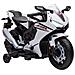 Moto Elettrica per Bambini con Licenza HONDA, Batteria 6V Ricaricabile, Velocità 3km /h, Bianco - Foto miniatura 1