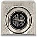 Adattatore M12 X-coded a 8 pin femmina per RJ45 femmina Cat. 6A STP schermato con angolo di 90° - Foto miniatura 1