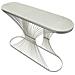 Tavolo Consolle Mf618 - Argento - Marmo - 120x35x79 Cm - Foto miniatura 5