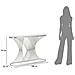 Tavolo Consolle Mf618 - Argento - Marmo - 120x35x79 Cm - Foto miniatura 7