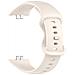 Cinturino In Silicone Per Orologio Honor Choice Rossini 2i Beige - Foto miniatura 1