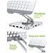 Supporto per Tablet Hub Docking Station USB-C 8 in 1 - Foto miniatura 5