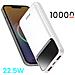 Batteria Esterna 10000mah 22.5w Usb-c + 2 Usb Display Led, Bianco - Foto miniatura 3