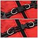 Cappotto Cani Imbracatura Impermeabile Riflettente Rosso L24 - Foto miniatura 9