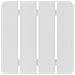 Tavolo laterale Adirondack Bianco 38x38x45 cm HDPE - Foto miniatura 7