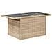 Set Divano da Giardino 6 Pezzi con Cuscini Beige Polyrattan - Foto miniatura 6