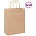 Sacchetti di Carta 250 pz con Manici Marrone 26x12x35 cm - Foto miniatura 1
