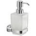 Dosasapone Con Erogatore In Plastica Da Muro In Acciaio Inox E Cromall St80 Gedy Serie Stelvio Cromato - Foto miniatura 1