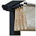 Pergola Autoportante 3 × 3m Cassis Beige - Struttura In Alluminio - Foto miniatura 4