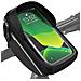 Borsa Da Manubrio Porta Telefono Bici Impermeabile Nero 0.65l - Foto miniatura 1