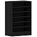 Mobile per scarpe  Nero Rovere 60x35x92 cm in legno ingegnerizzato - Foto miniatura 1