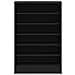 Mobile per scarpe  Nero Rovere 60x35x92 cm in legno ingegnerizzato - Foto miniatura 5
