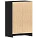 Mobile per scarpe  Nero Rovere 60x35x92 cm in legno ingegnerizzato - Foto miniatura 7