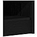 Mobile per scarpe  Nero Rovere 60x35x92 cm in legno ingegnerizzato - Foto miniatura 8