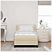 Letto box spring con materasso con materasso Crema 90 x 200 cm - Foto miniatura 5