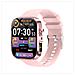 Smartwatch Multifunzione Con Chiamata Bluetooth E Monitoraggio Della Salute, Compatibile Con Smartphone Pink - Foto miniatura 3