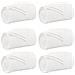 Coperte da Pile 6 pcs Bianco 240 x 270 cm Panno - Foto miniatura 1