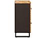 Mobile laterale Marrone 60 x 33 x 75 cm Legno di mango massello - Foto miniatura 4