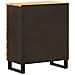 Mobile laterale Marrone 60 x 33 x 75 cm Legno di mango massello - Foto miniatura 5