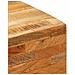 Mobile laterale Marrone 60 x 33 x 75 cm Legno di mango massello - Foto miniatura 6