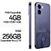 A6k AI 4G 256GB 4GB Ram Display 6.75” 120HZ IPS HD+ Fotocamera 13MP+QVGA, Selfie 5MP Dual nanoSim Android Snapdragon 685 6100mAh - Crystal Black. - Foto miniatura 17