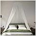 Zanzariera per letto 156 maglia 3 pcs Bianco Poliestere - Foto miniatura 4