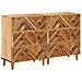 Armadi di Stoccaggio 2 pcs Marrone 60 x 33,5 x 75 cm - Foto miniatura 1