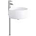 Lavabo da bagno Cromato 38,5 x 38,5 x 16 cm Metallo - Foto miniatura 3