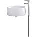 Lavabo da bagno Cromato 38,5 x 38,5 x 16 cm Metallo - Foto miniatura 4