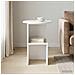 Tavolo laterale Bianco Ø 39,5 x 55 cm Legno ingegnerizzato - Foto miniatura 2
