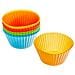 66745 - Set di 12 stampi in silicone per muffin - Multicolore - Foto miniatura 1