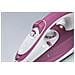 6215 Steam Iron Ferro da Stiro a Vapore Potenza 2200 W Colore Bianco e Rosa - Foto miniatura 2