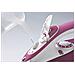6215 Steam Iron Ferro da Stiro a Vapore Potenza 2200 W Colore Bianco e Rosa - Foto miniatura 3