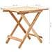 Tavolo Pieghevole In Legno Di Noce 50x50x49 Cm - Foto miniatura 6
