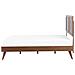 Letto A Doghe In Legno Marrone Scuro 180 X 200 Cm Istres - Foto miniatura 7