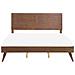 Letto A Doghe In Legno Marrone Scuro 180 X 200 Cm Istres - Foto miniatura 15