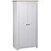 Armadio Bianco 80x50x171,5 cm Legno Massello Pino Panama Range - Foto miniatura 1